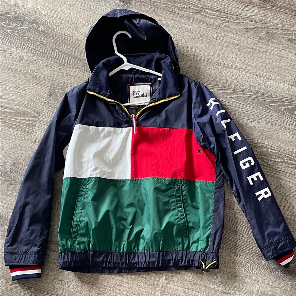 Tommy Hilfiger Kids Raincoat - Navy, Red, Green